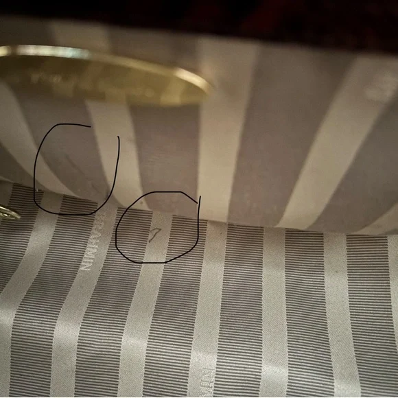 Brahmin Brown & Cream Croc-Embossed Satchel with Gold Hardware - Picture 7 of 9